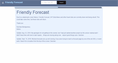 Desktop Screenshot of friendlyforecast.com